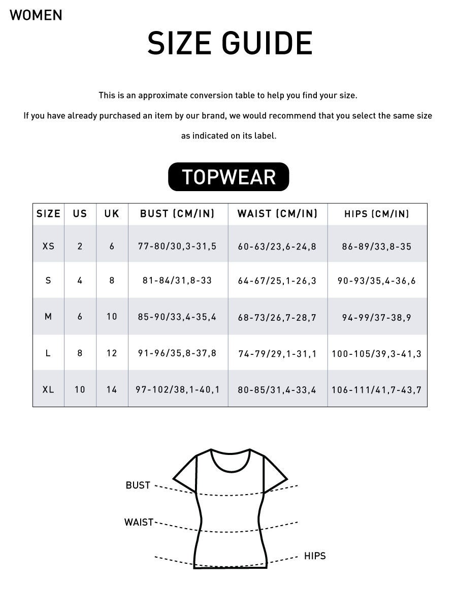 Armani exchange dress size 2025 chart