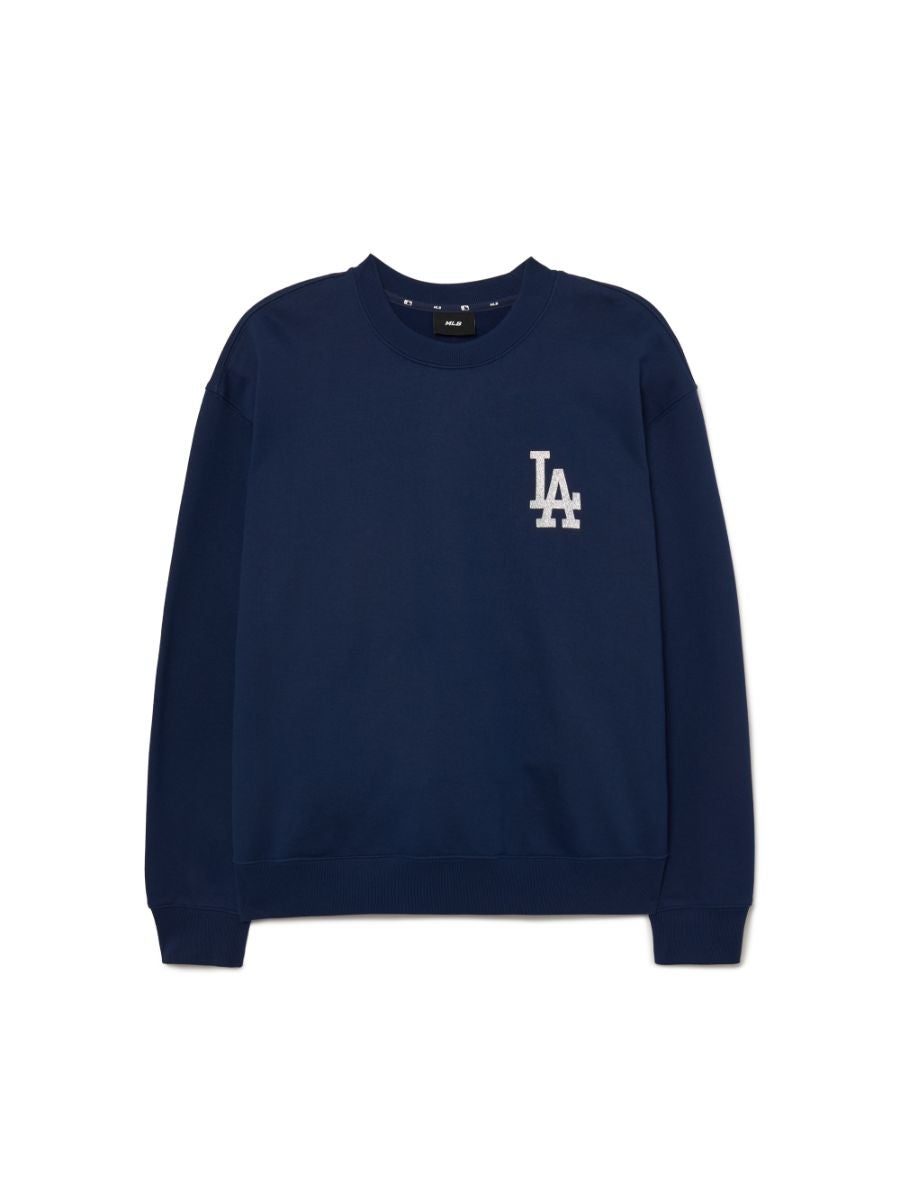 LA Dodgers MLB Heritage Blue Crew Neck Sweatshirt