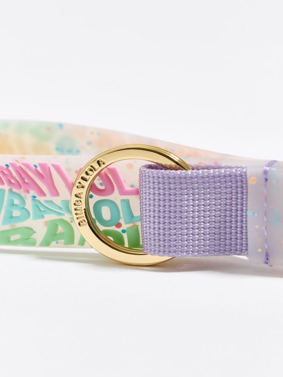 40.0 OFF on Bimba Y Lola WOMAN MULTICOLOR LOGO BAND KEY RING