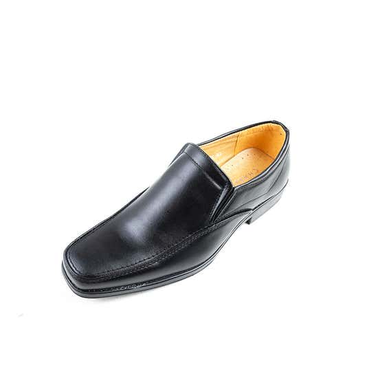 68.08% OFF on Charled Black Formal PU Shoes RB8263
