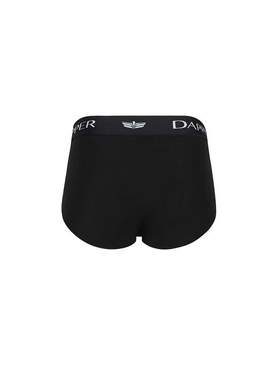 Dapper Pima Cotton Briefs – Black (Pack 2 Pcs.)