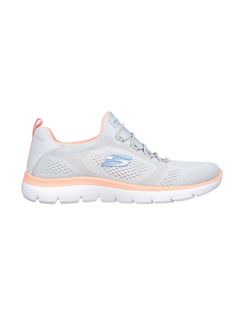 Grey store skechers womens