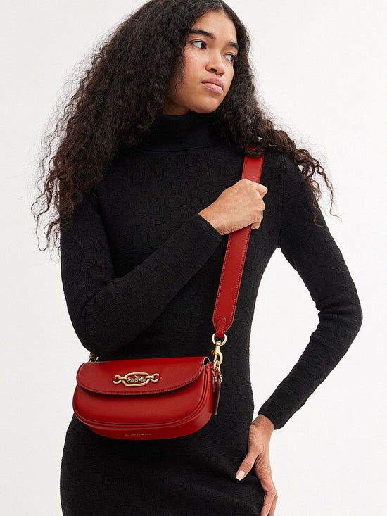 COACH Harley Shoulder Bag 23 Red | Central.co.th | e-Tax