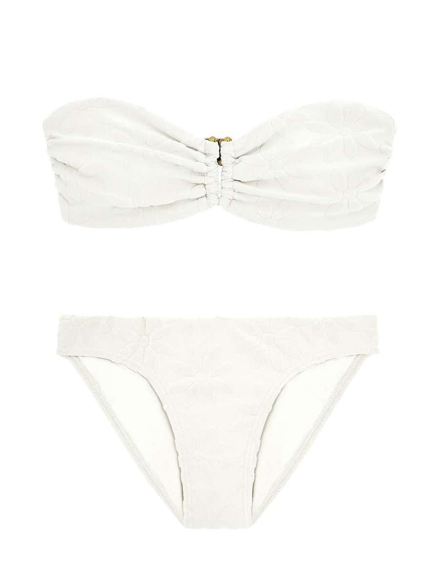 Seamless Bandeau in White - BTR - BEYOND THE RACK