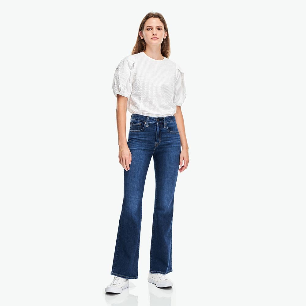 Levi high waisted hot sale flare jeans