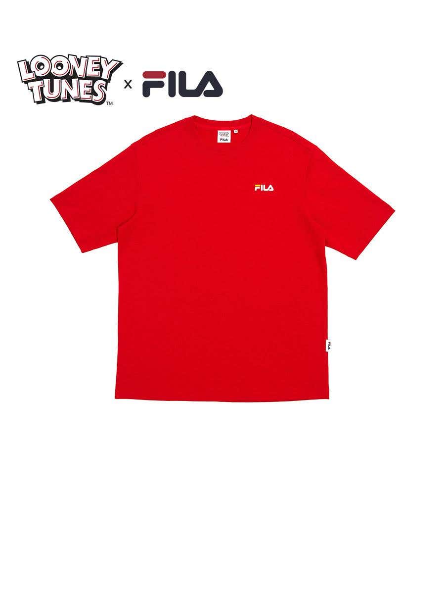 red fila t shirt