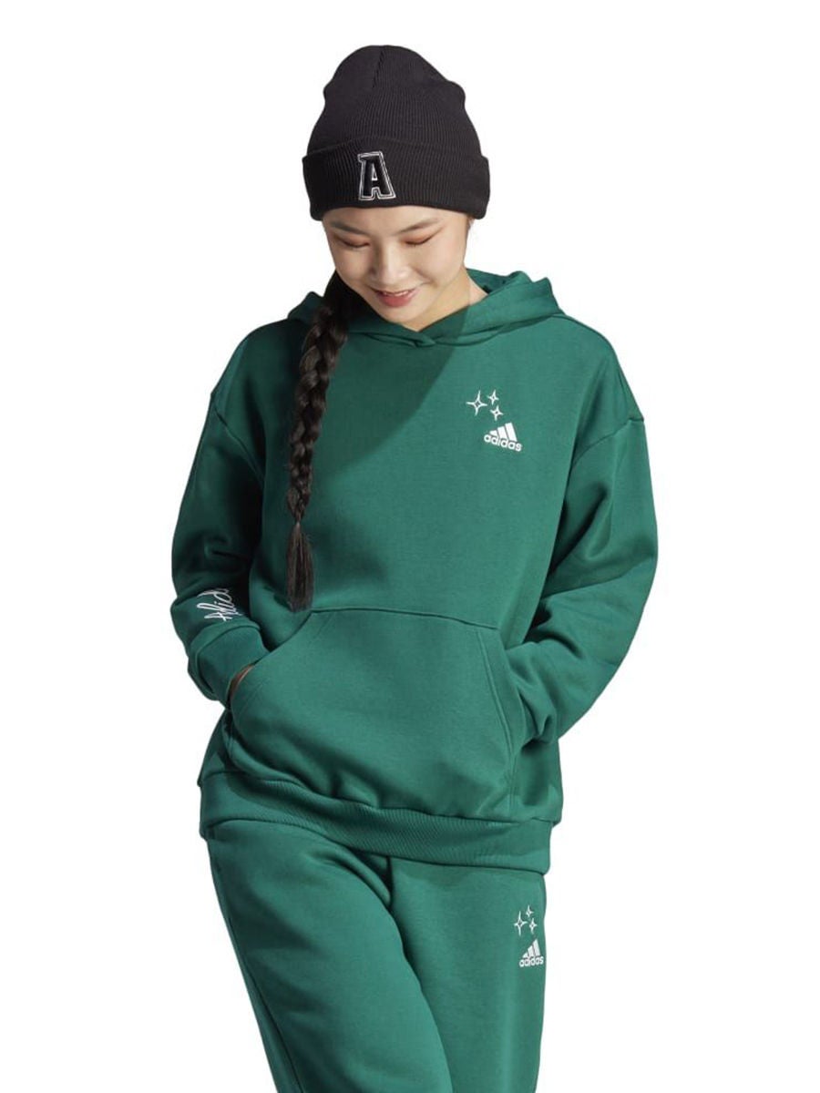 Adidas womens 2024 hoodie green