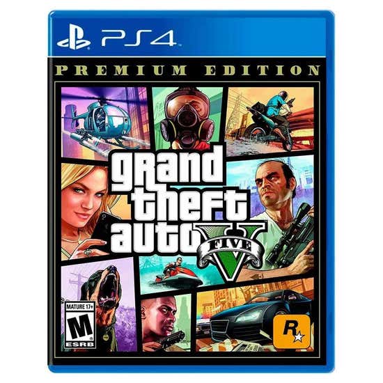 PLAYSTATION Grand Theft Auto V PS4 Game (Zone 3)(GTA Ps4)(GTA Ps4) -