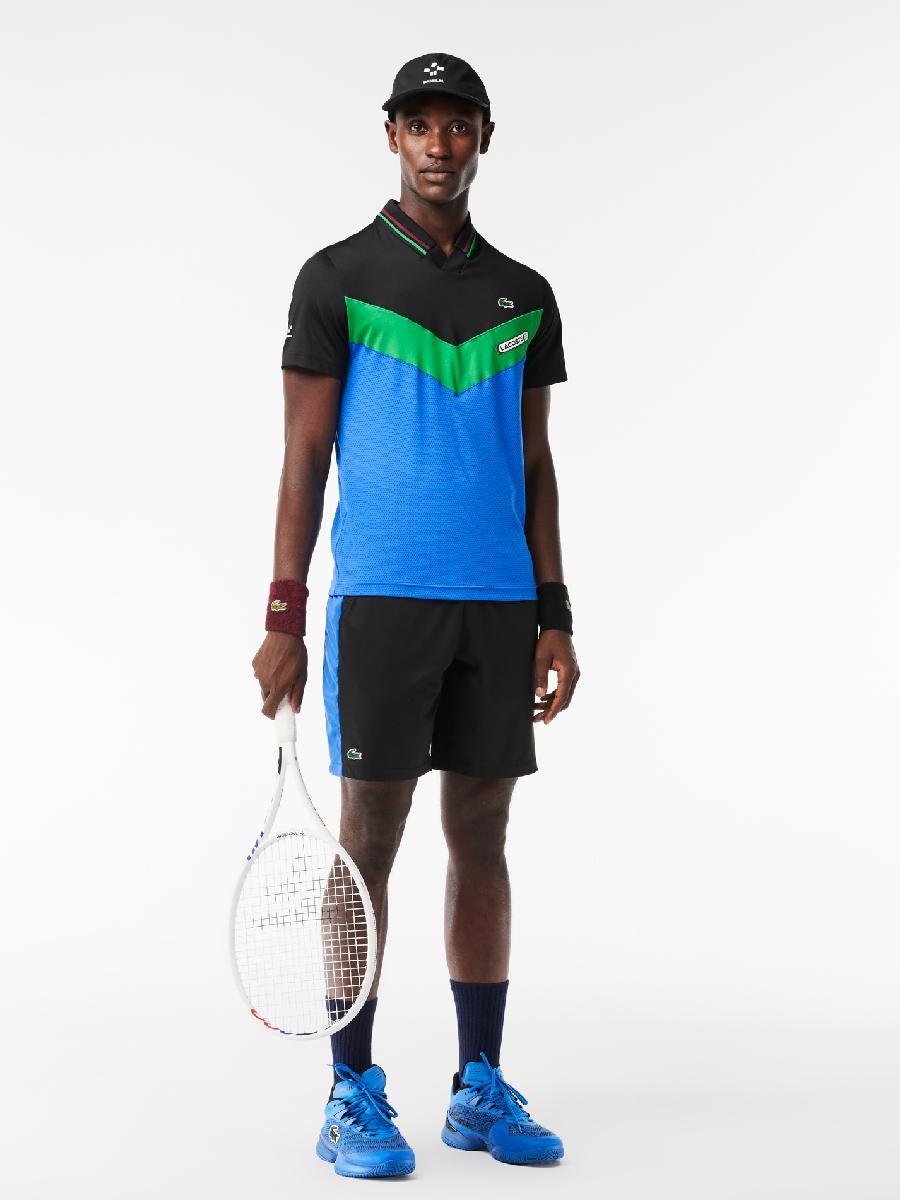 Tennis lacoste 2024 bleu