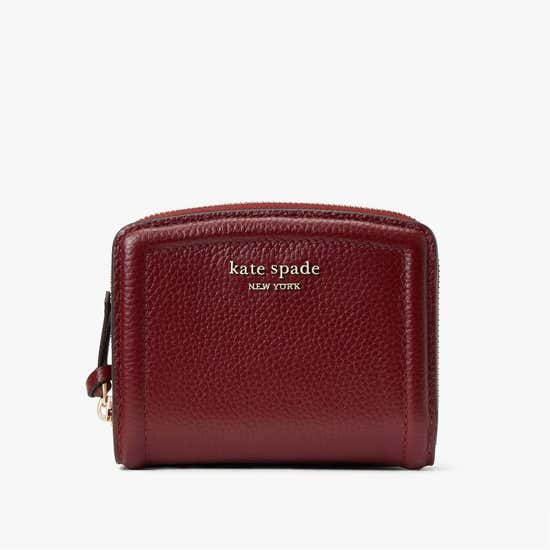 Kate Spade New York Knott Small Compact Wallet Autumnal Red