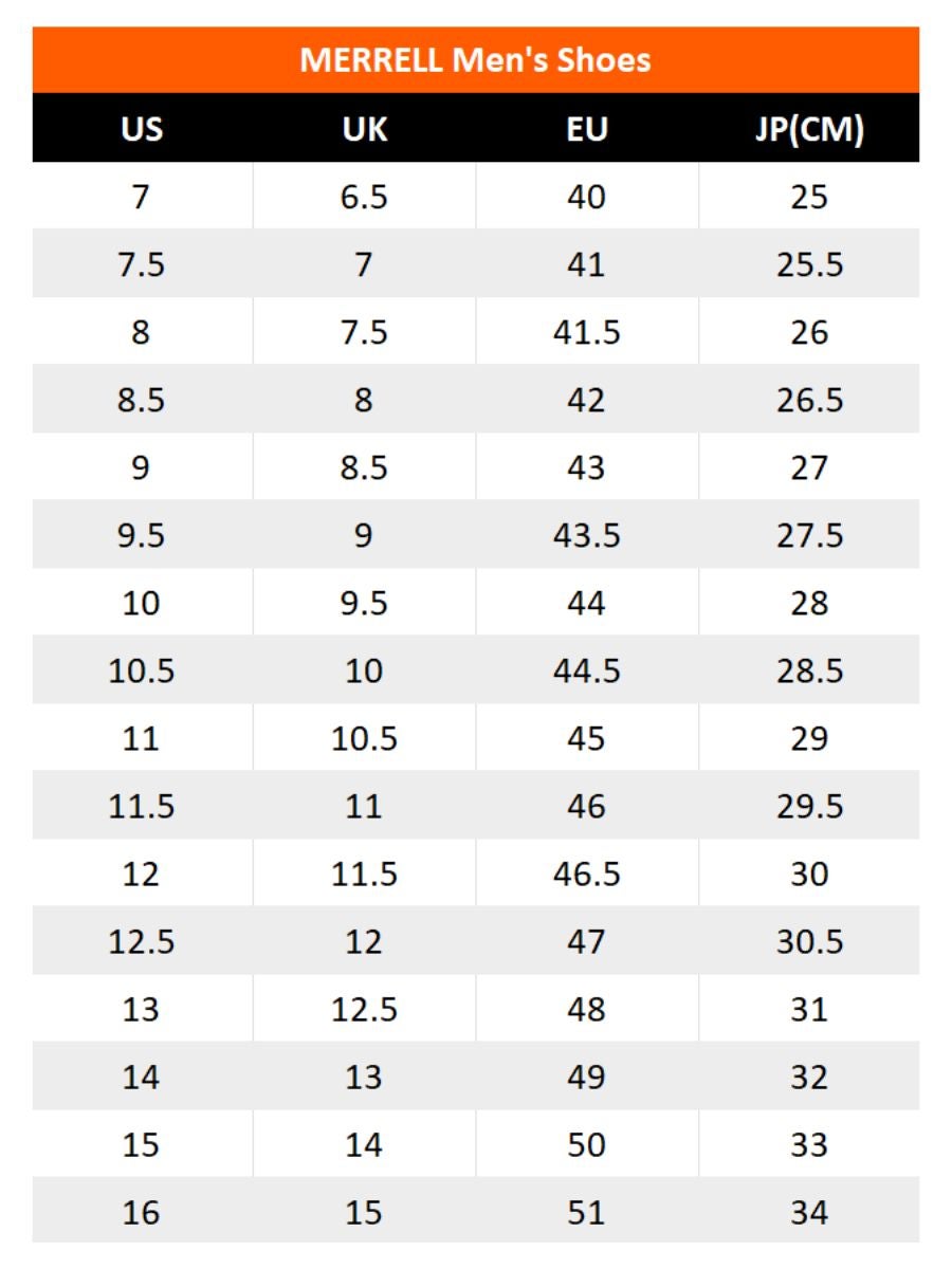 Merrell sales size 15