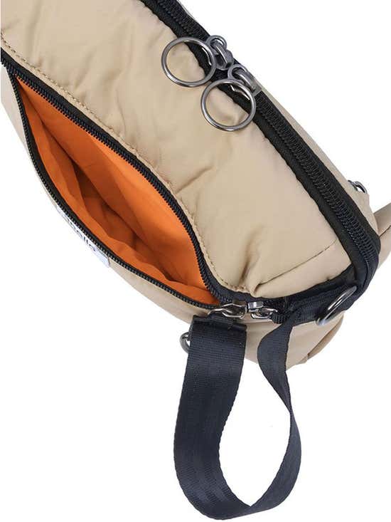 Anello Mini Shoulder Bag Unisex Bum Bag, Size: One Size, Beige