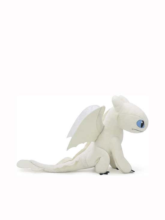 white fury plush