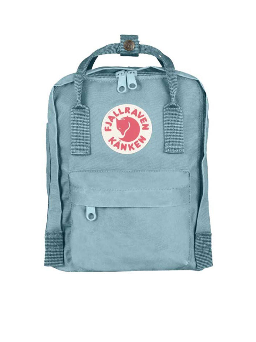 Grey fjallraven store kanken backpack