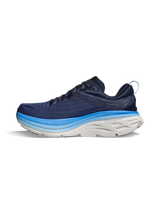 e-Tax | HOKA NAVY BLUE HOKA Bondi 8 Wide Men's Running Shoes | Central ...