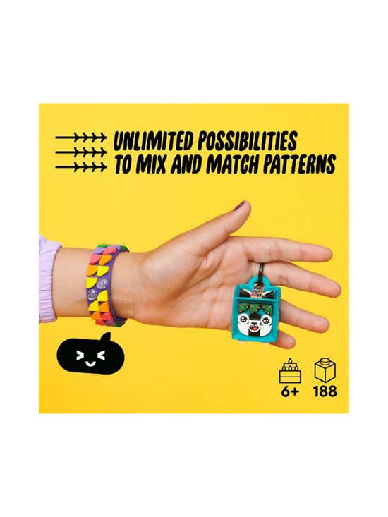 LEGO DOTS: Neon Tiger Bracelet & Bag Tag (41945) for sale online