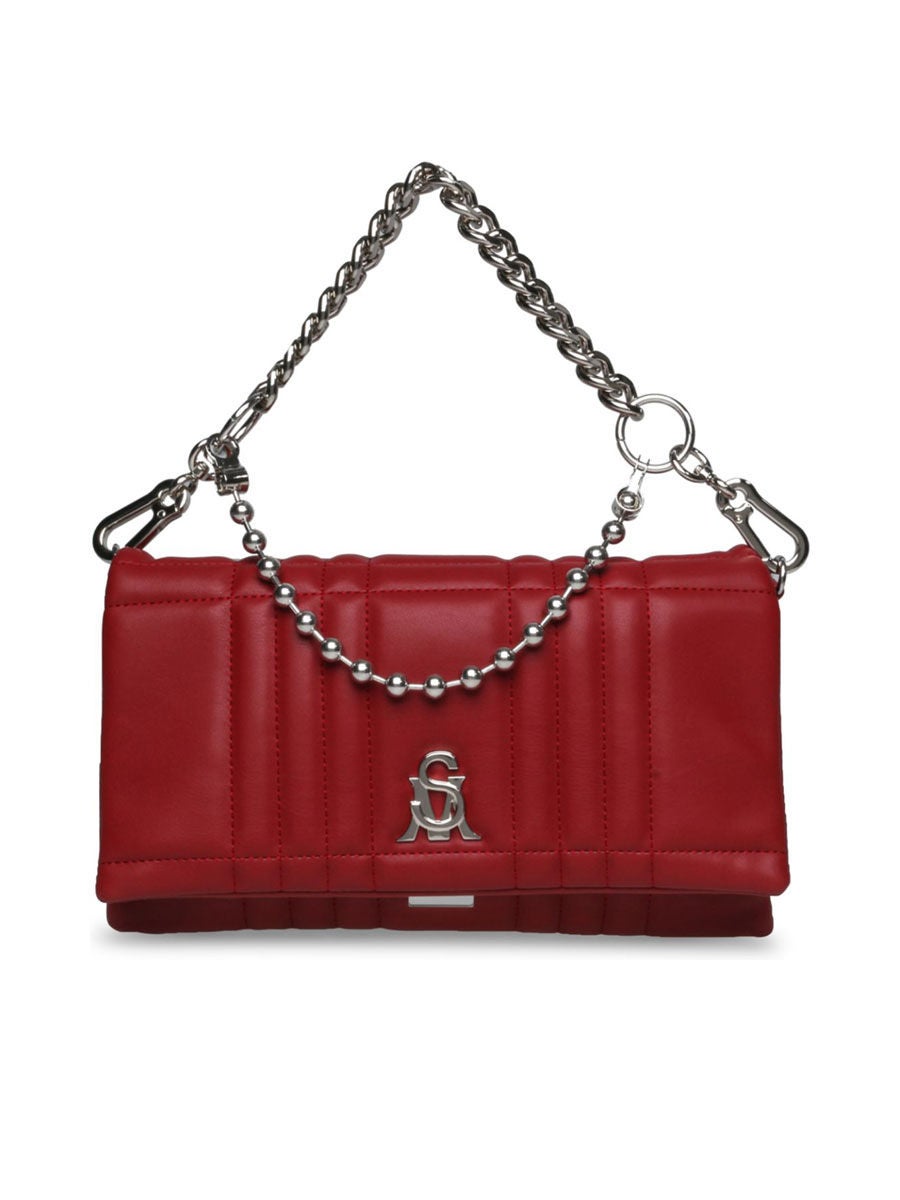 Steve madden red outlet clutch