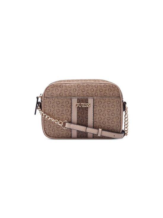 50.0% OFF on GUESS WOMEN Fredericksburg Mini Crossbody Brown