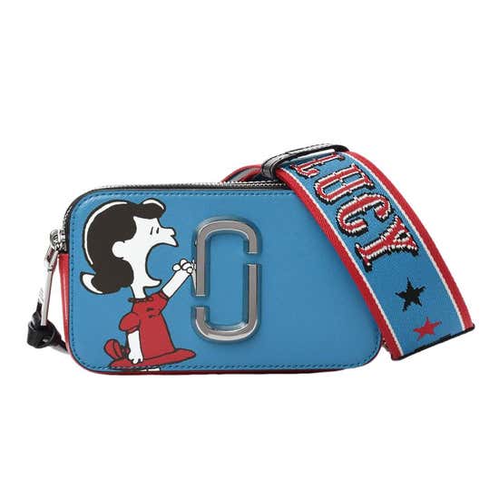 Guaranteed Authentic Snoopy Peanuts Snapshot Leather Camera Bag