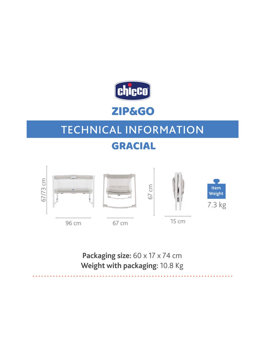 Chicco zip shop and go sheets