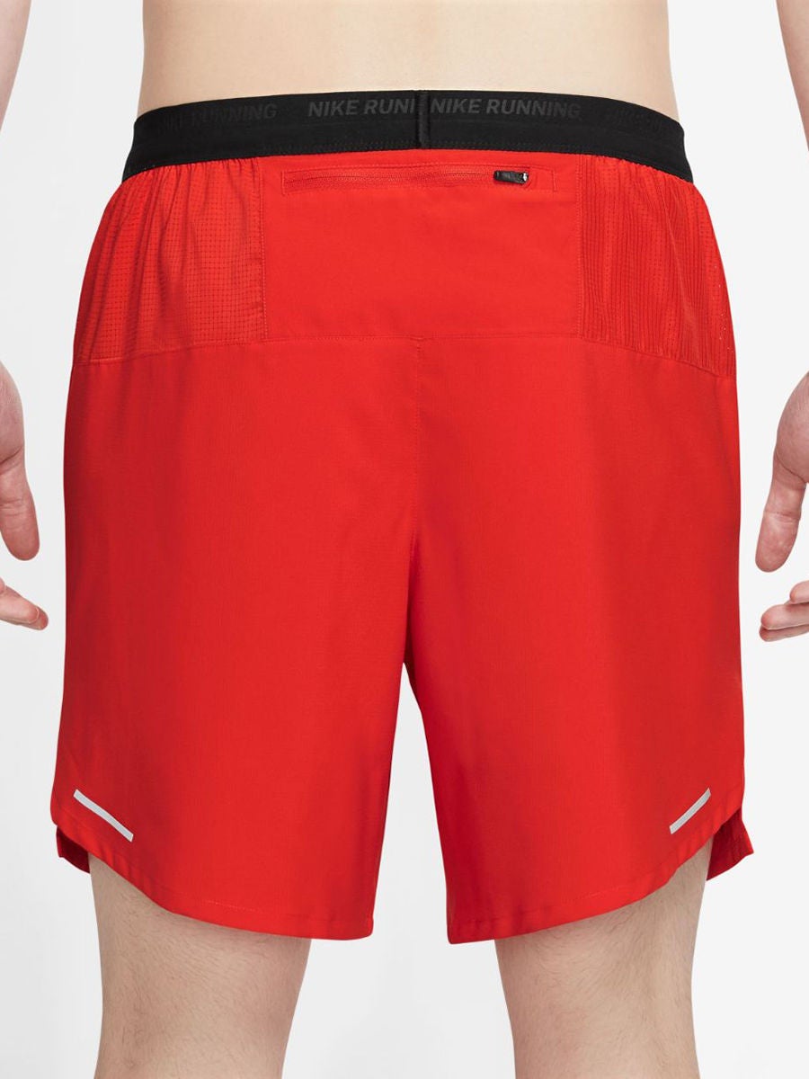 Red nike running hot sale shorts mens