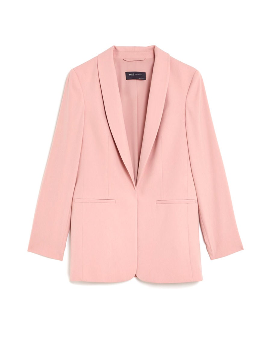 Pink blazer outlet marks and spencer