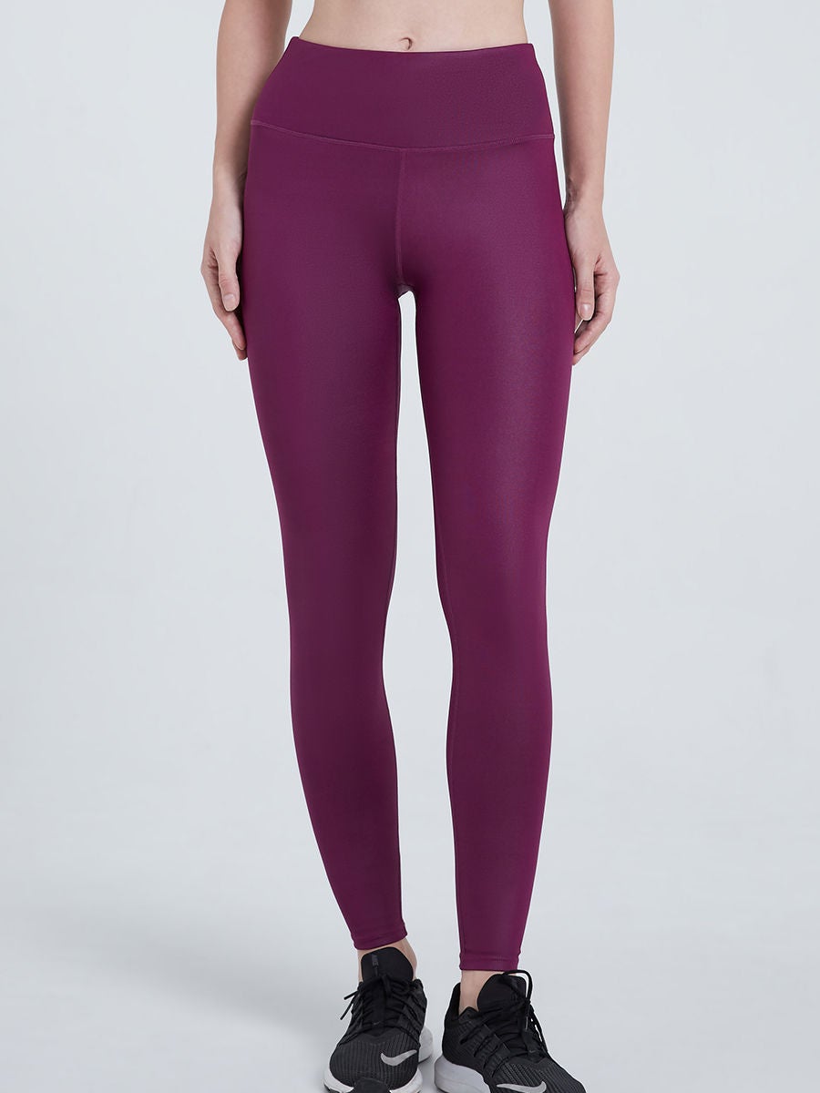 NAPIYONG Midius Full Length Leggings in Plum - Central.co.th