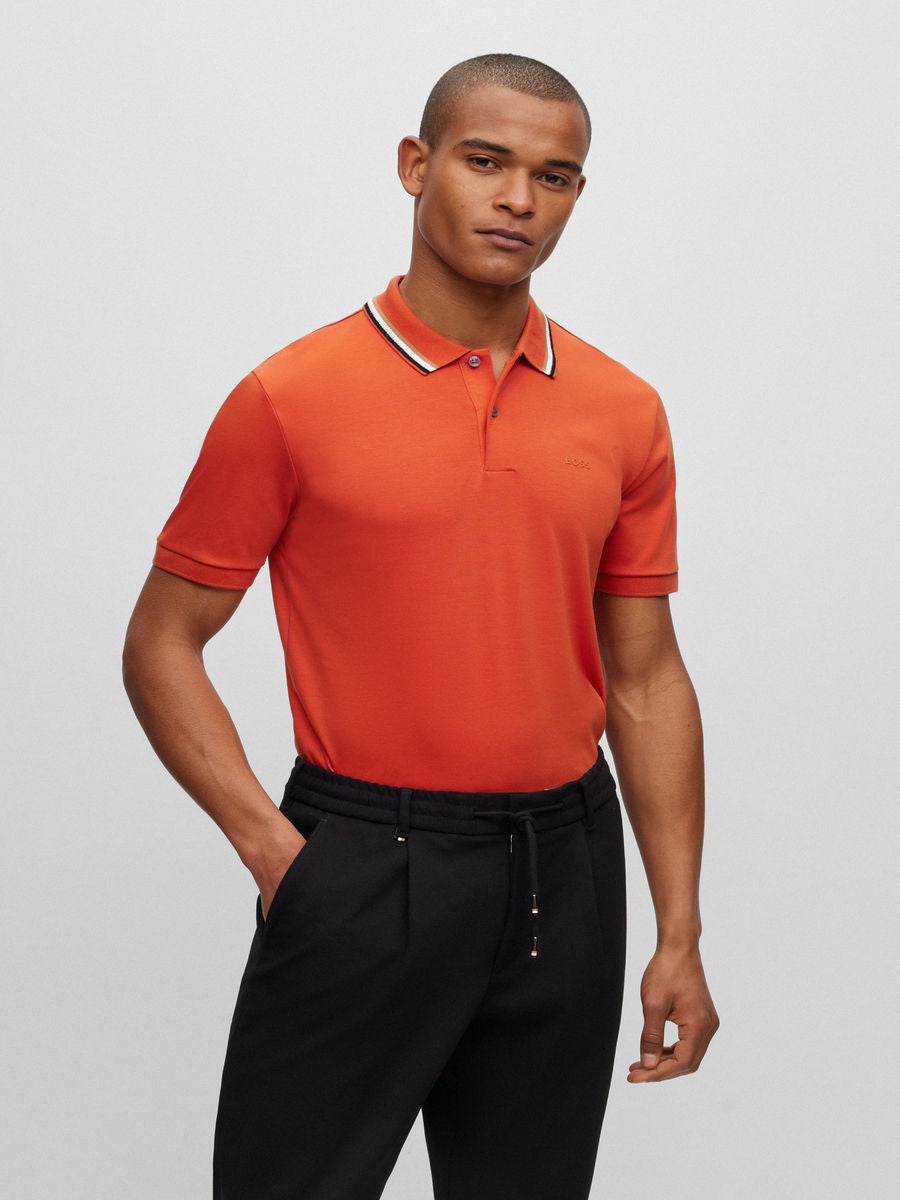 Boss polo best sale slim fit sale