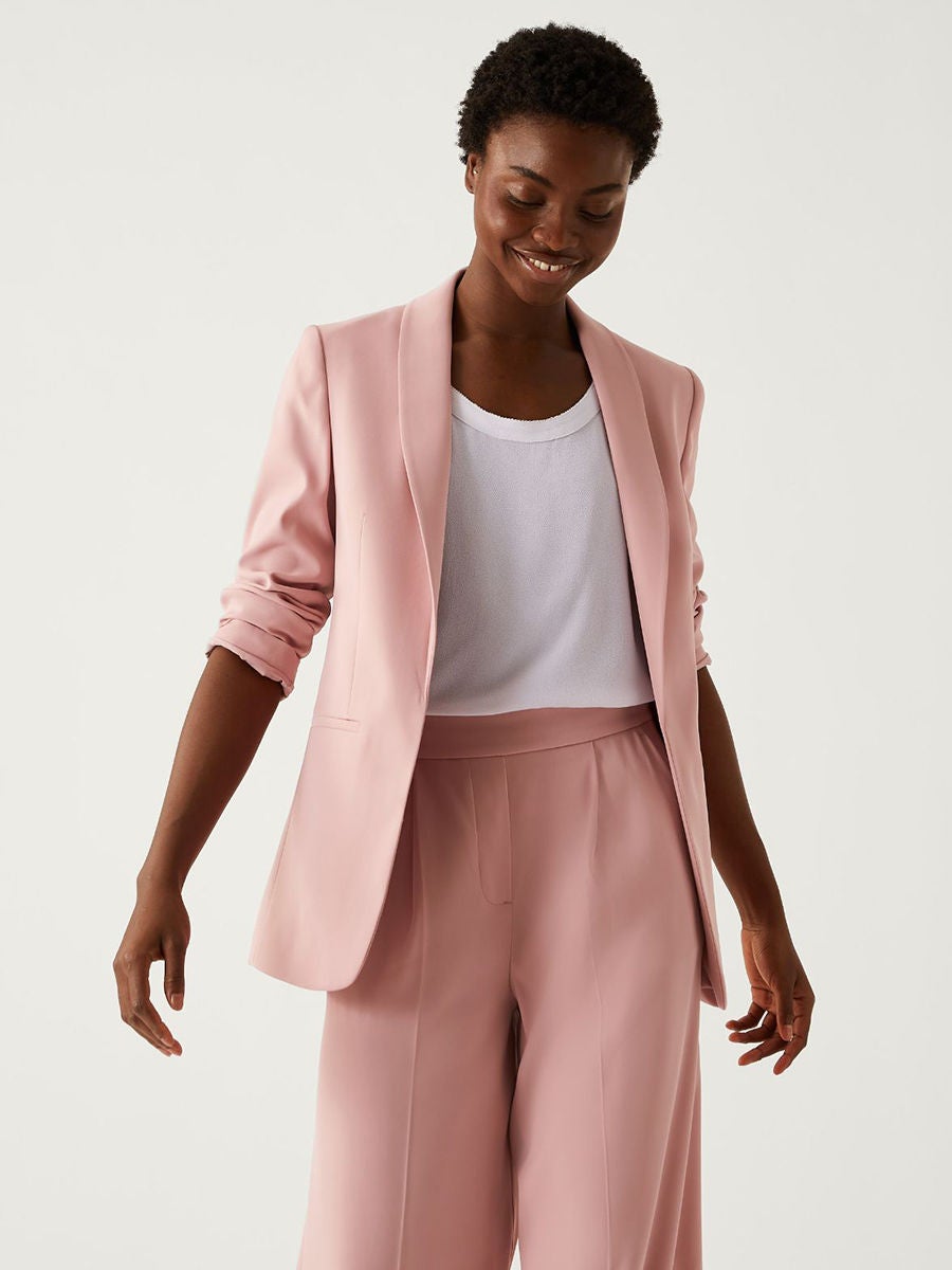 Pink blazer marks deals and spencer