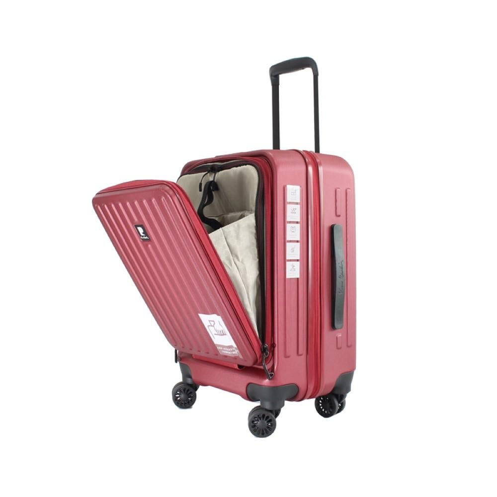 Pierre cardin discount luggage red