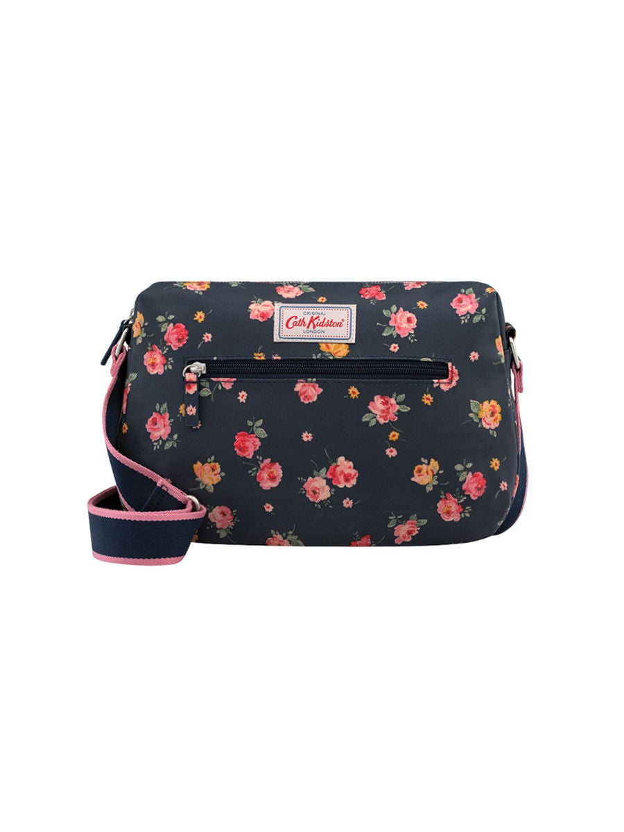 50.0 OFF on Cath Kidston Navy Double Zip Bag Wimbourne Rose