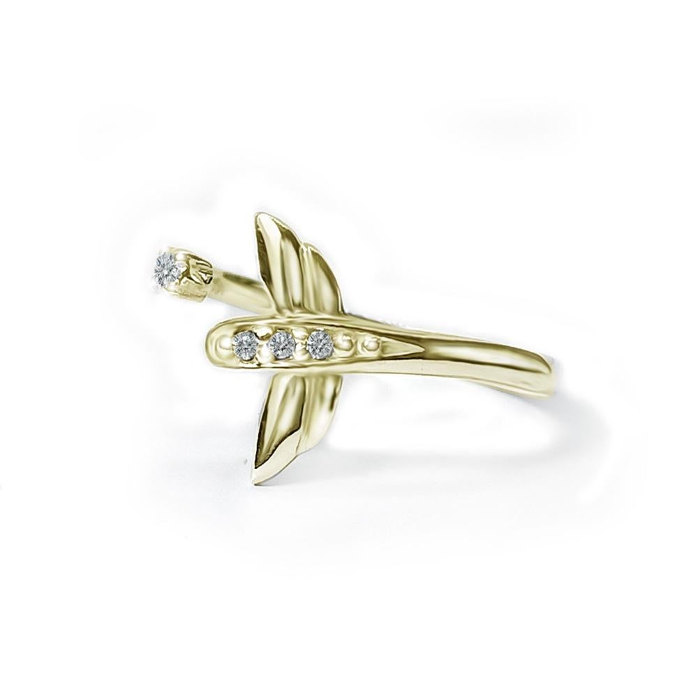 Dragonfly hot sale wedding ring