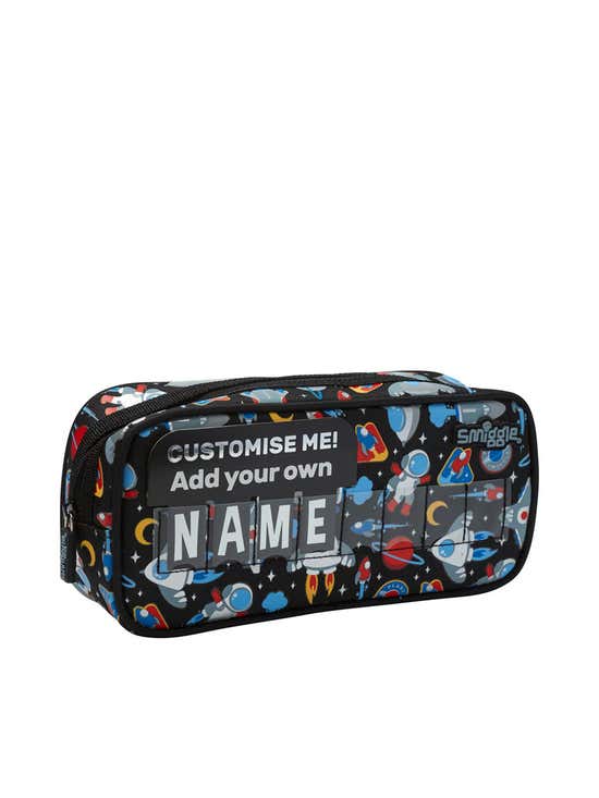 SMIGGLE Pencil Bag Lets Play ID Cruiser Black 