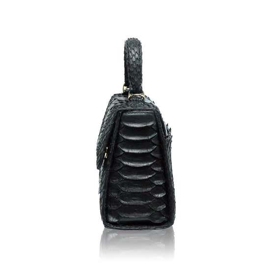 Goldmas Python Skin Handbag