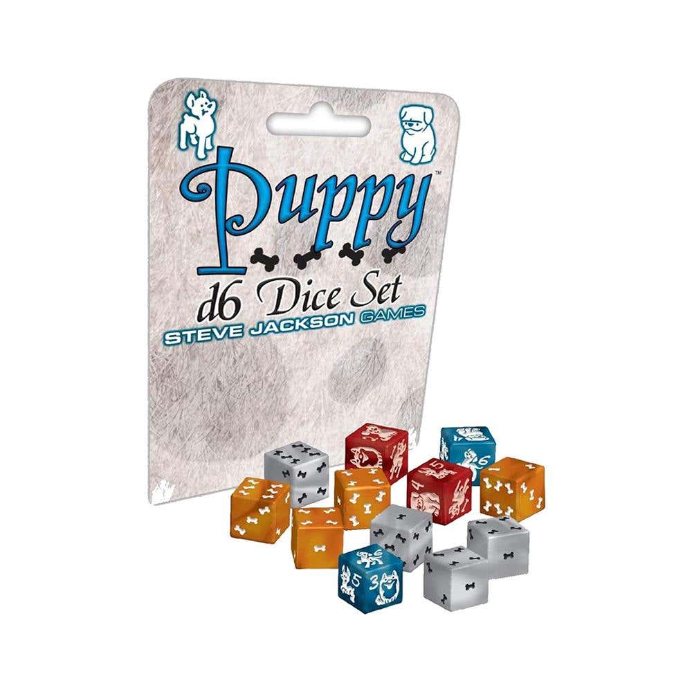 DICE CUP BOARD GAME Puppy D6 Dice Set 