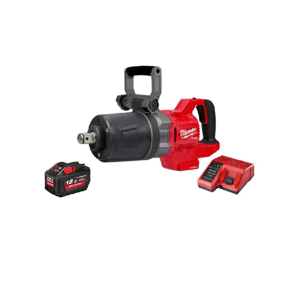 MILWAUKEE M18 FUEL D HANDLE HIGH TORQUE IMPACT WRENCH WITH 12AH