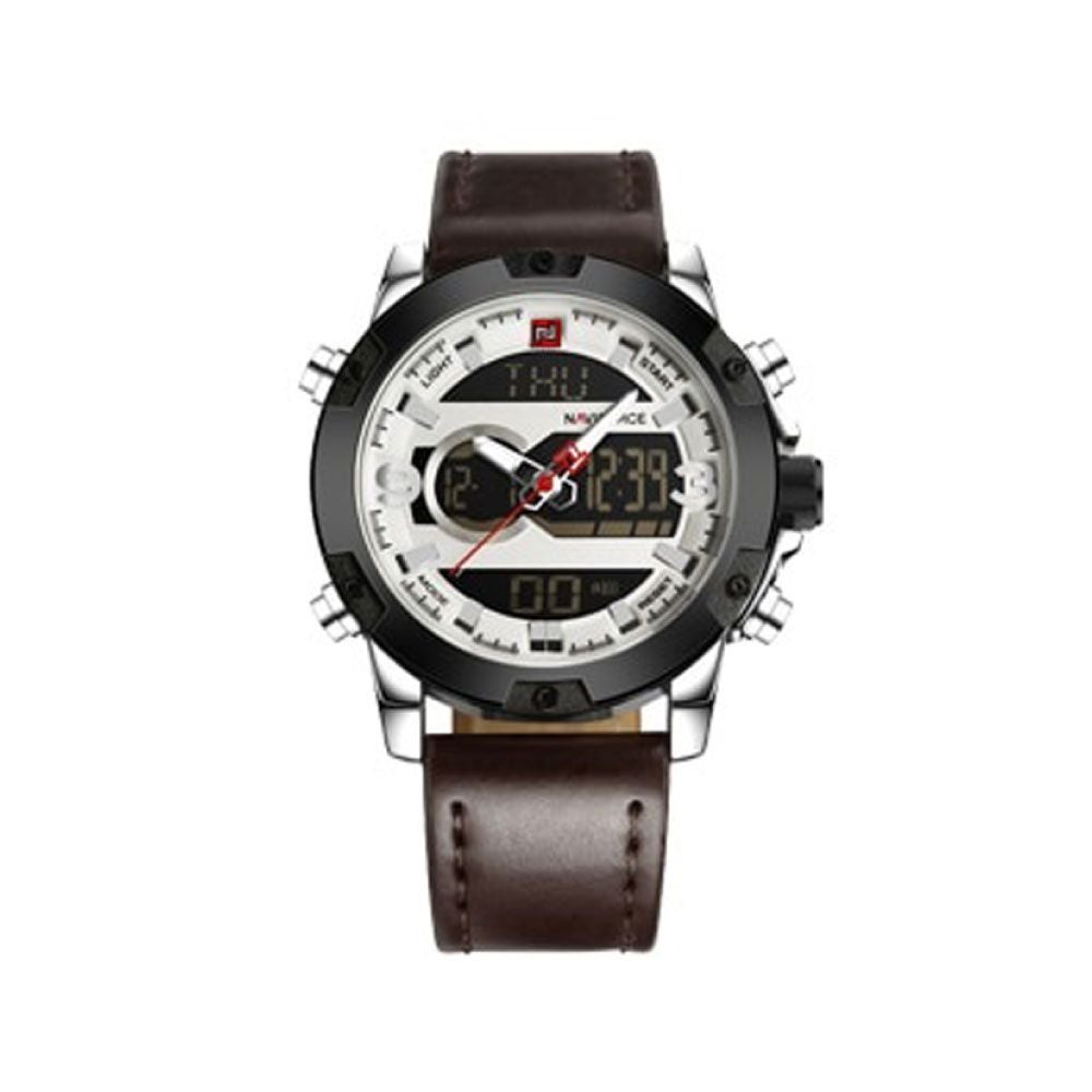 74.2 OFF on NAVIFORCE Dark Brown Naviforce Watch NF9097 B