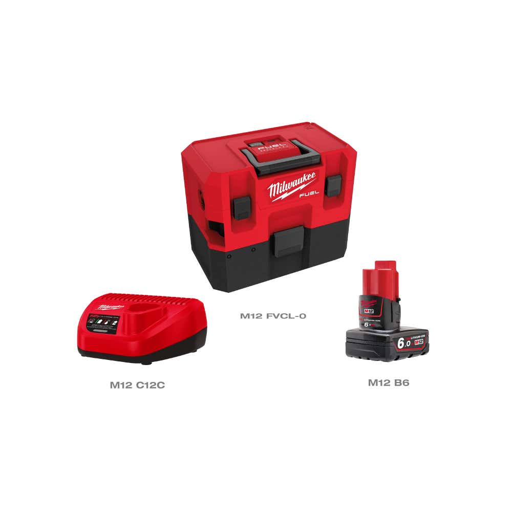 Aspiratore portatile a batteria Milwaukee M12 FVCL-0 a soli € 209.9