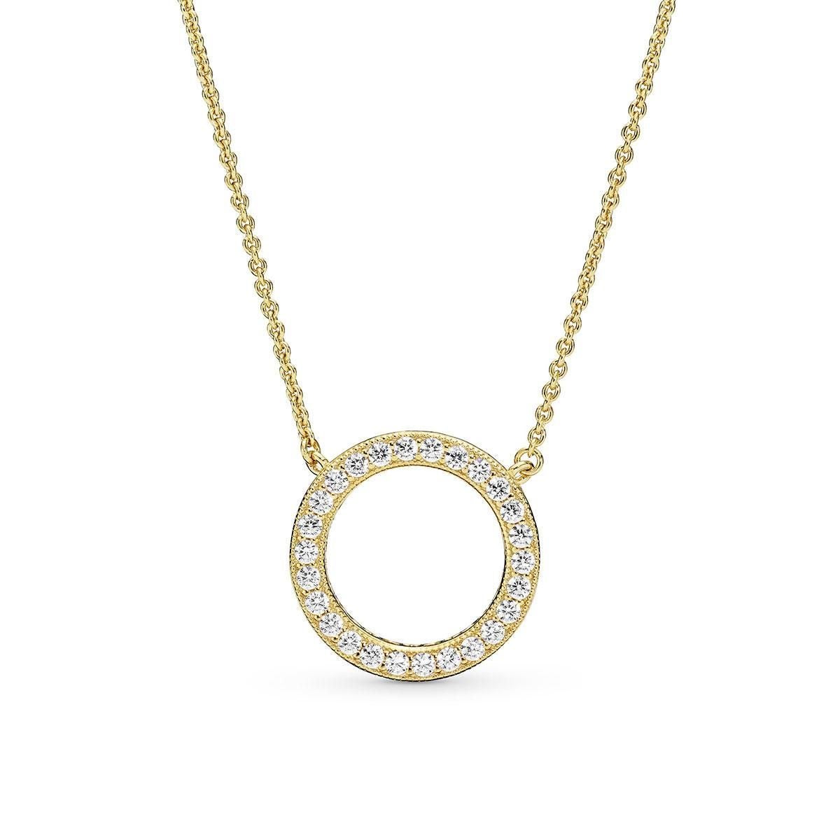 Circle of clearance sparkle necklace