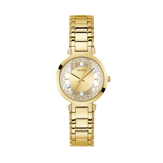 30.0% OFF on GUESS Watches CRYSTAL CLEAR GW0470L2 Gold