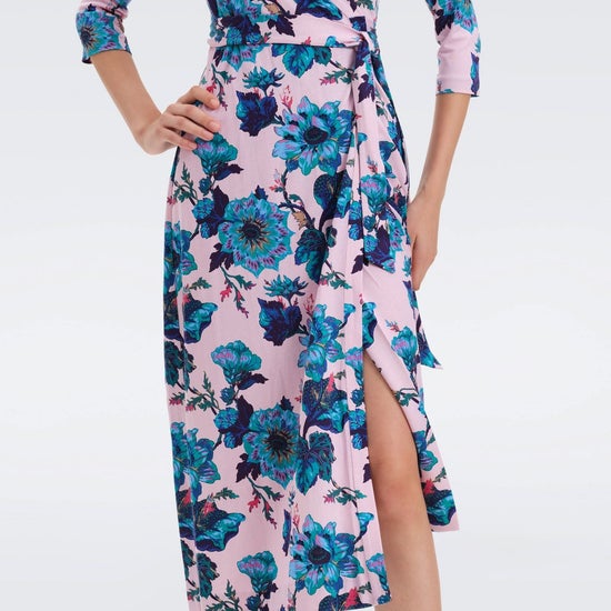 Abigail Silk Jersey Maxi Wrap Dress – Diane von Furstenberg