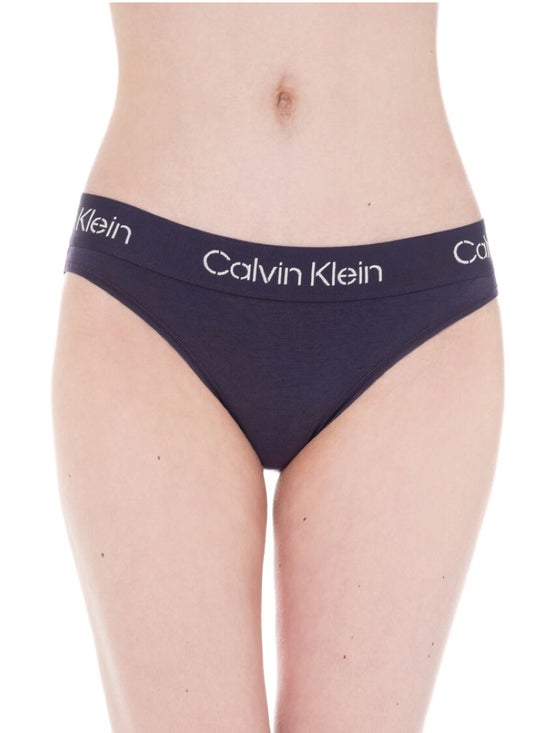 30.0% OFF on CALVIN KLEIN Women's Stencil Logo Modern Cotton Bikini Violet