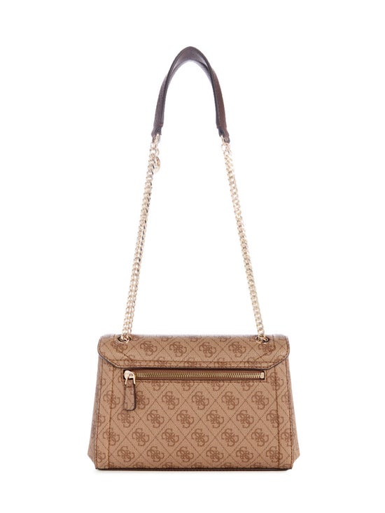 e-Tax | 20.0% OFF on GUESS WOMEN Noelle Convertible Xbody Flap Brown