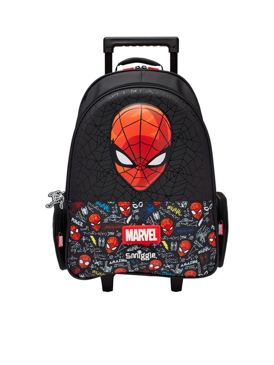 10.0% OFF on SMIGGLE Backpack Trolley With Light Up Wheels Spiderman Black