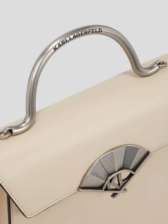 KARL LAGERFELD K/ARCHIVE FAN TOP HANDLE, Black Women's Handbag