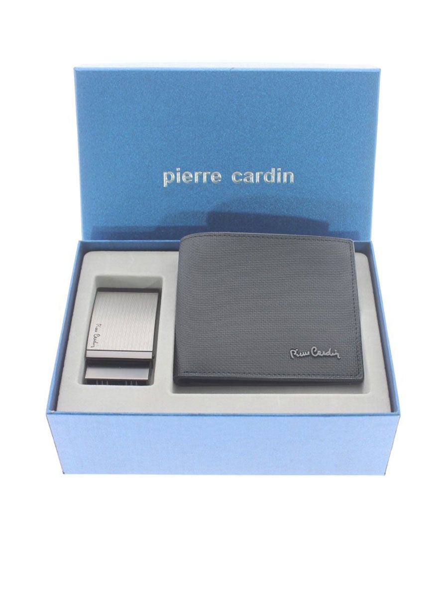 40.23% OFF on PIERRE CARDIN Gift Set Wallet+Belt 5913010053872 Black