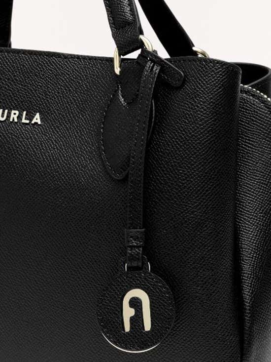 Furla Minerva Logo Leather Two Way Tote on SALE