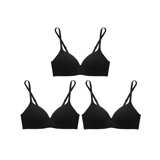 e-Tax, SABINA Wireless Bra Perfect Bra Collection - Black