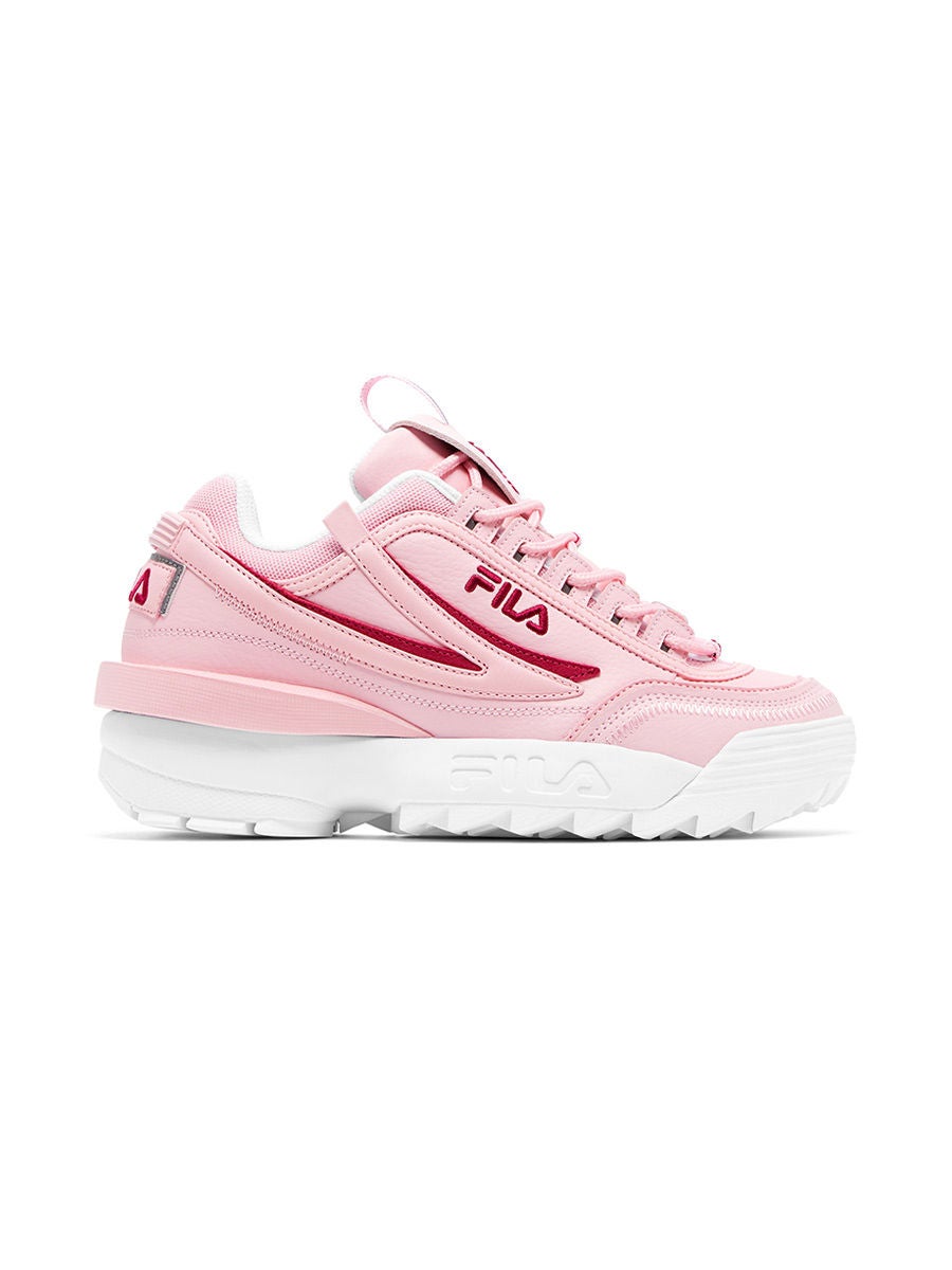 Pink fila disruptor sandals sale