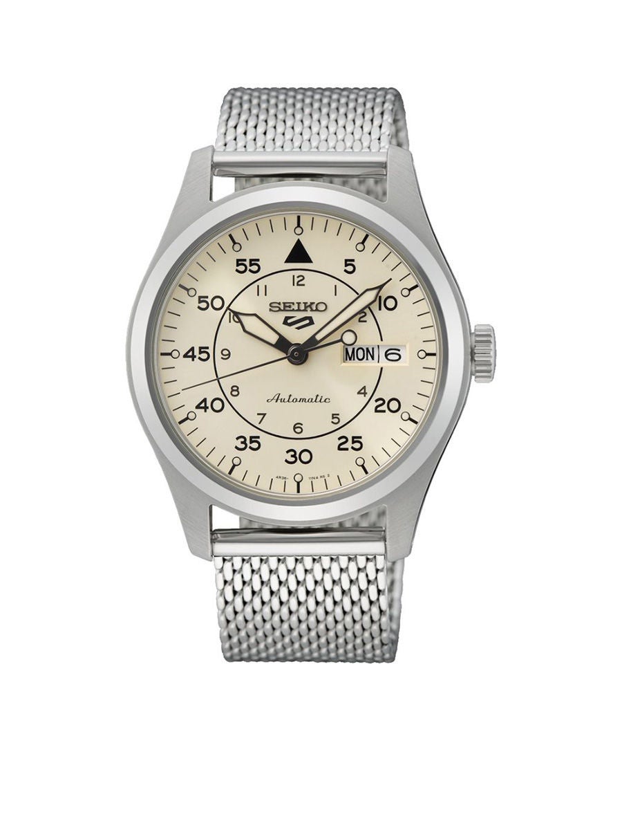 Seiko 5 military discount beige